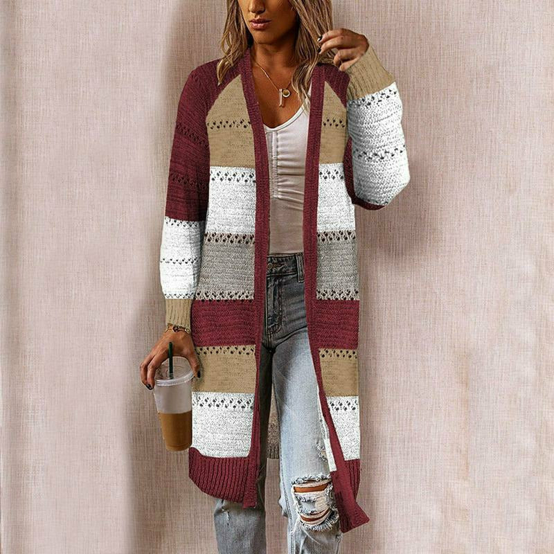 Janine | Striped women's cardigan Largo