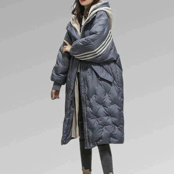 Flor | Elegant long padded jacket