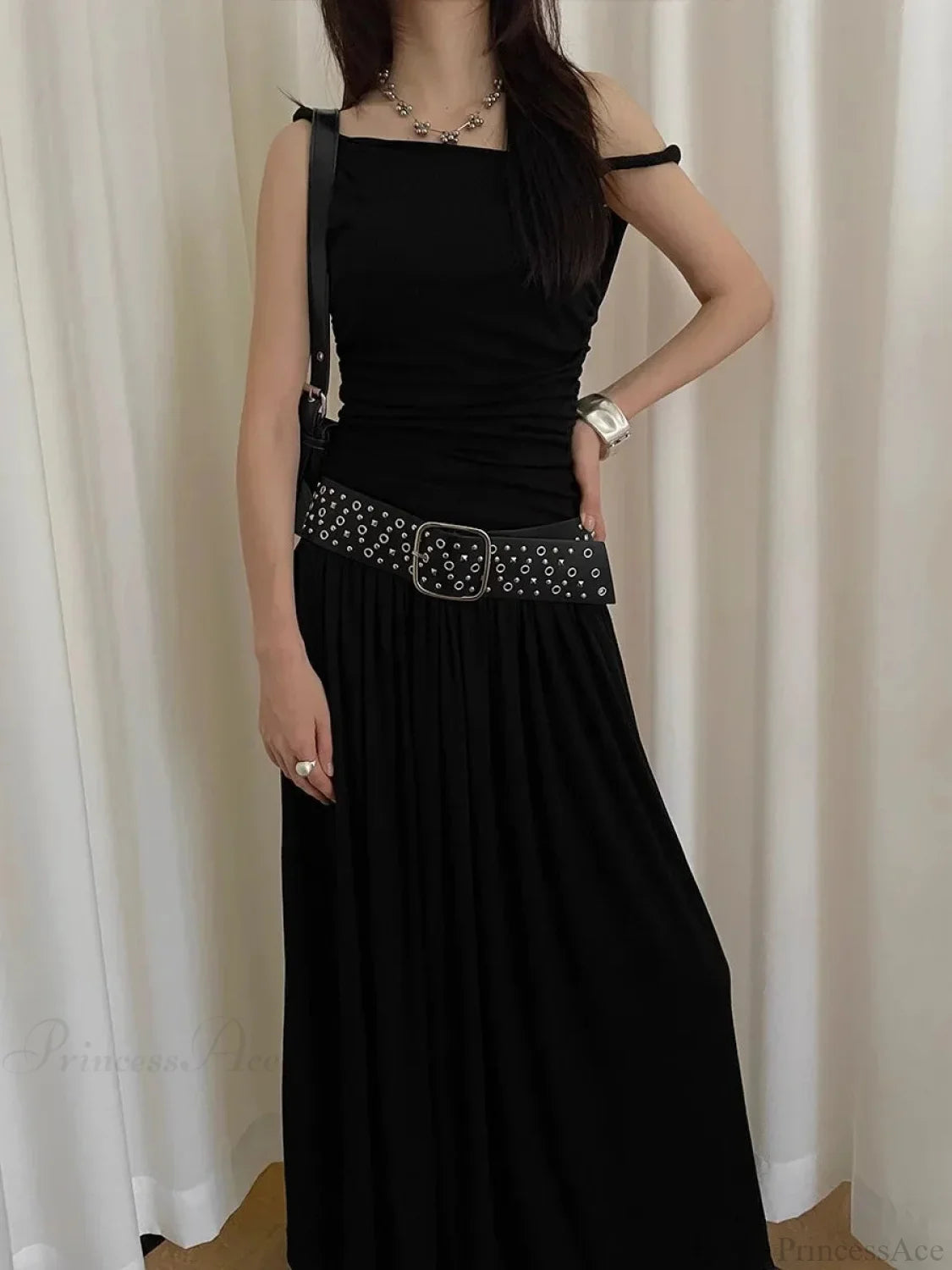 Rebellious Dark Metal Wide Belt