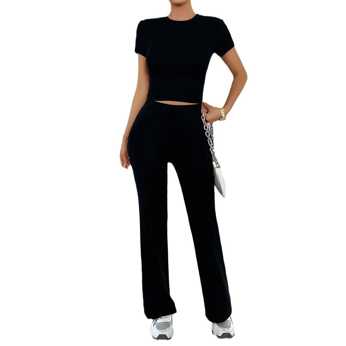 Roxanne | Women's Cropped Two-Piece Set
