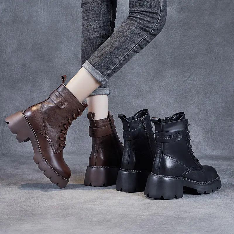 Erin | Orthopedic Lace-Up Boots
