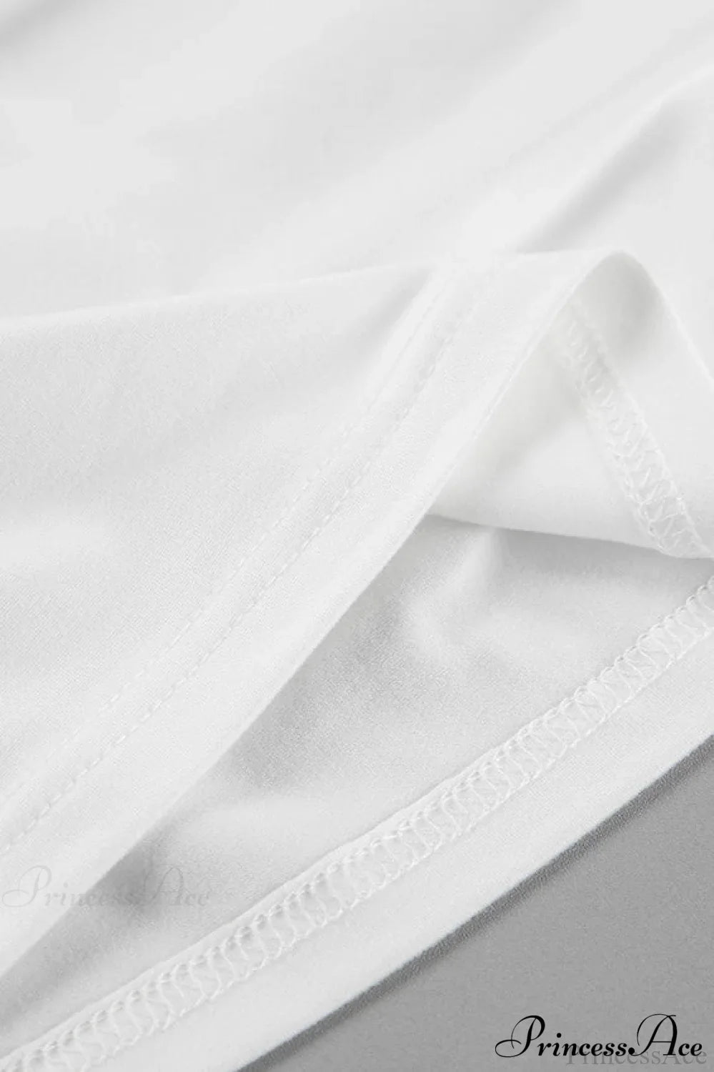 Slim Asymmetrical Neck Knit Long Sleeve Tee