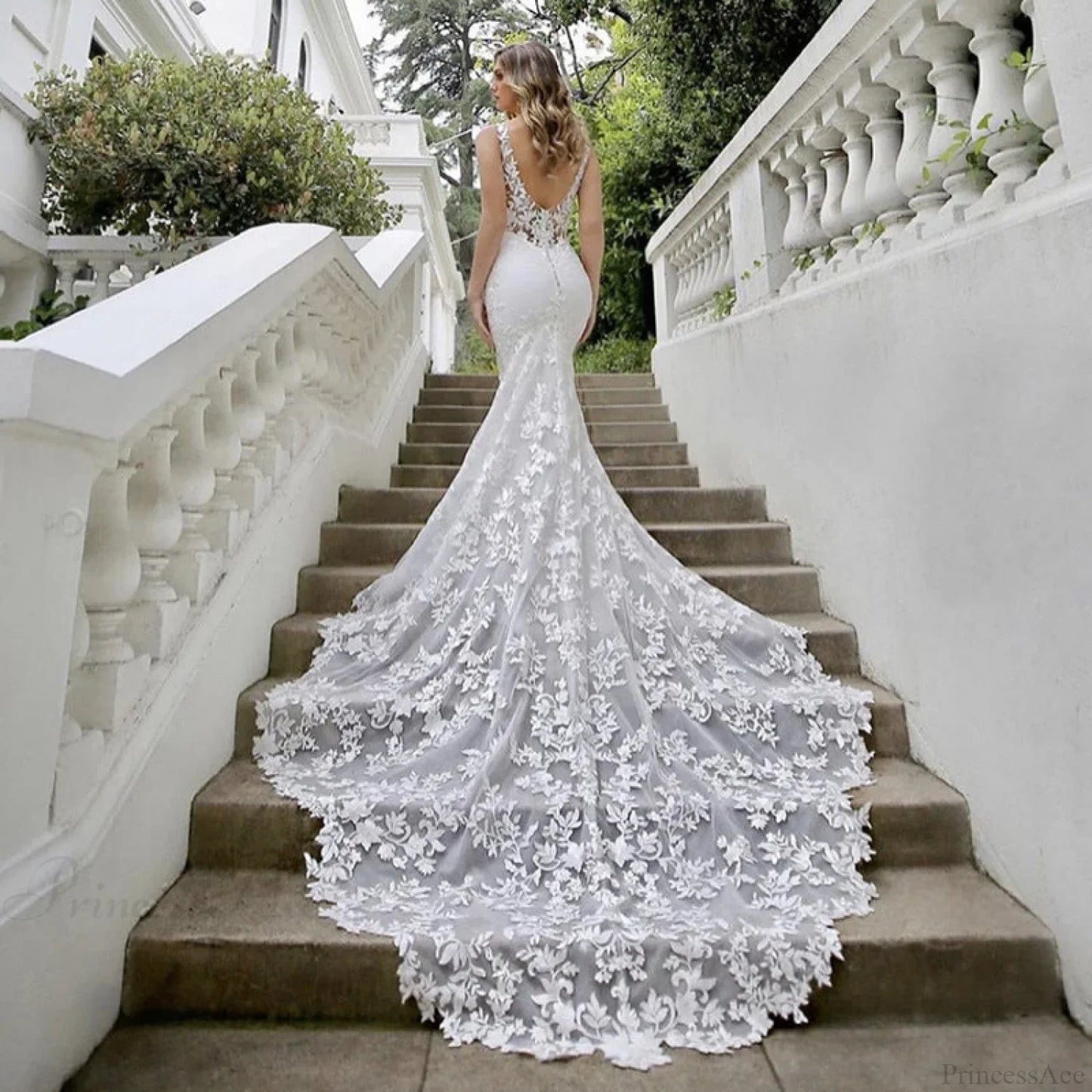 Slim Tail Wedding Dress