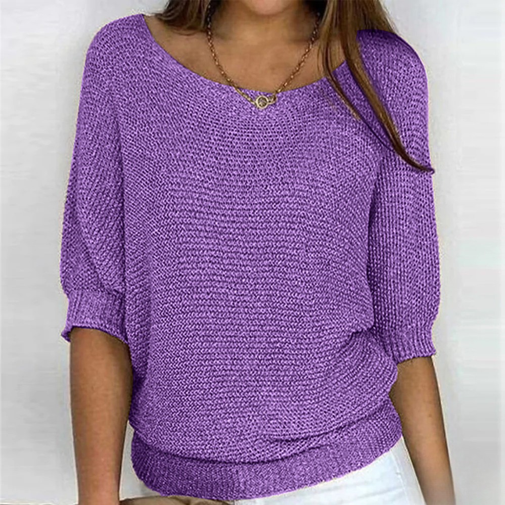 Brenda® | Shiny knit top for women