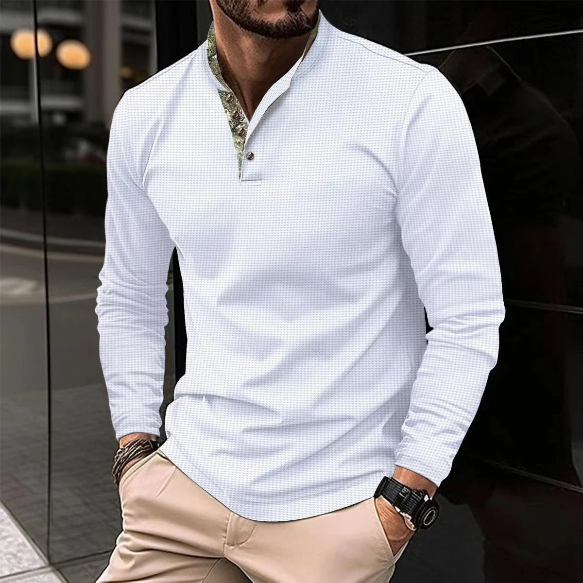 Sebastian | Men's Slim-Fit Long Sleeve Shirt