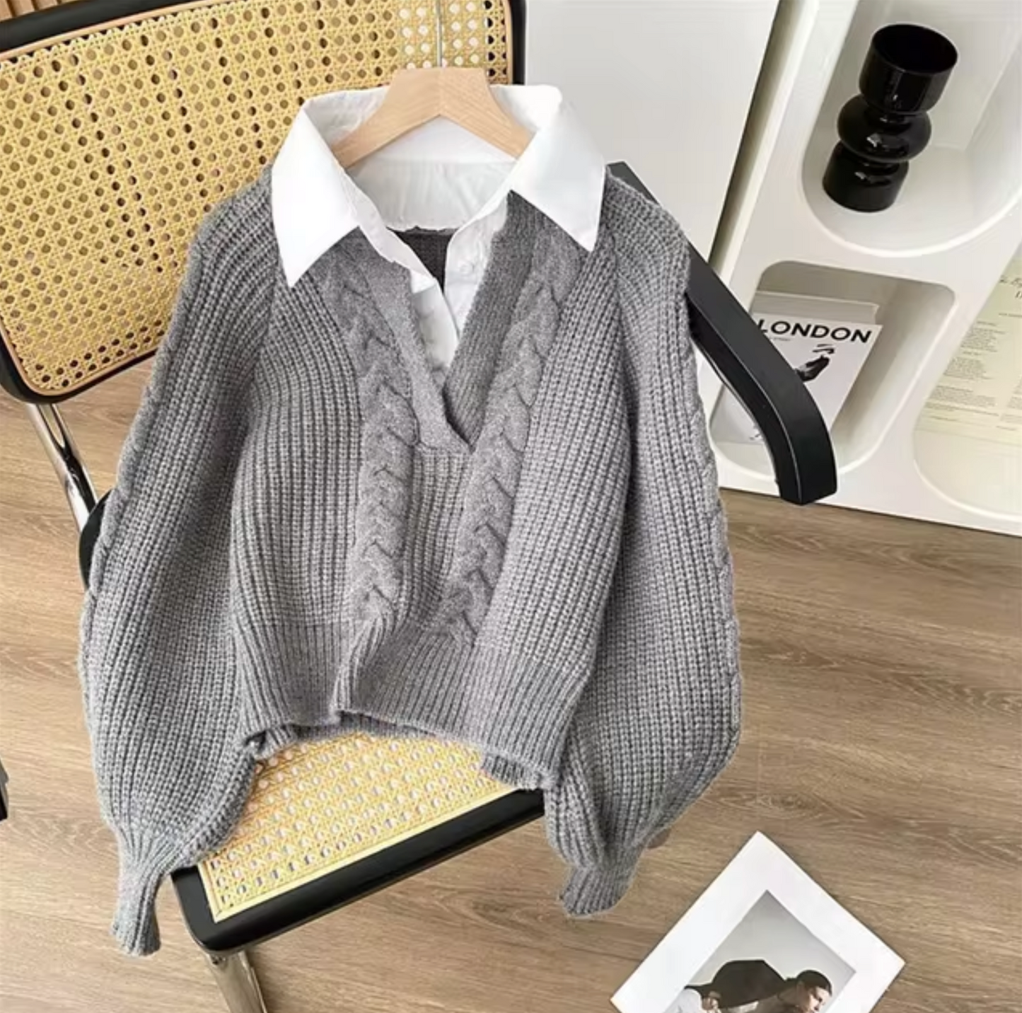 Penélope | Two-piece knitted sweater