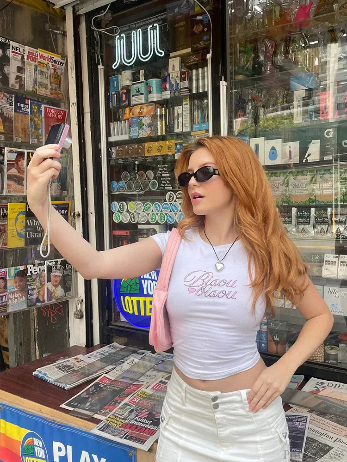 Y2k Letter Print Punk Crop Top T-shirt