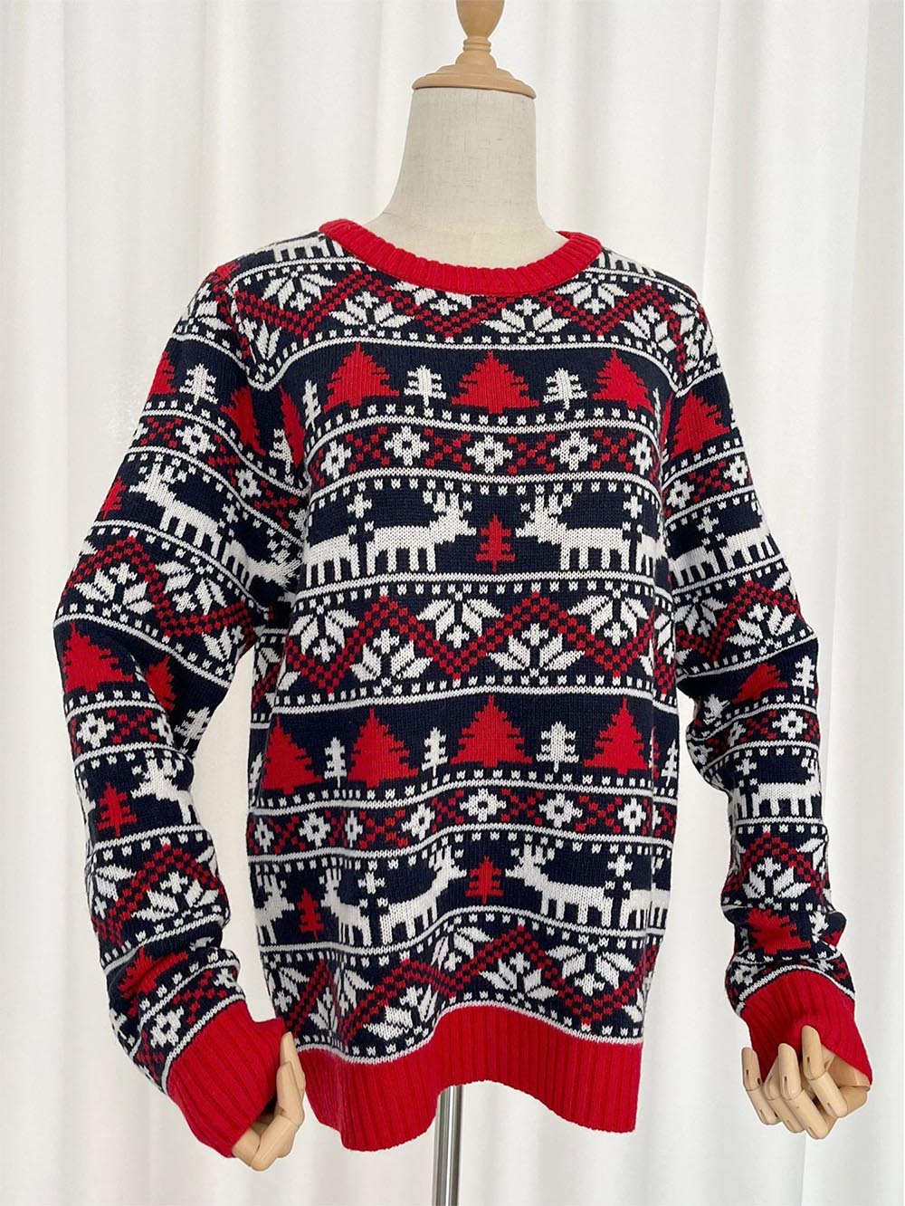 Gertrudis | Oversized Christmas Reindeer Sweater for Women