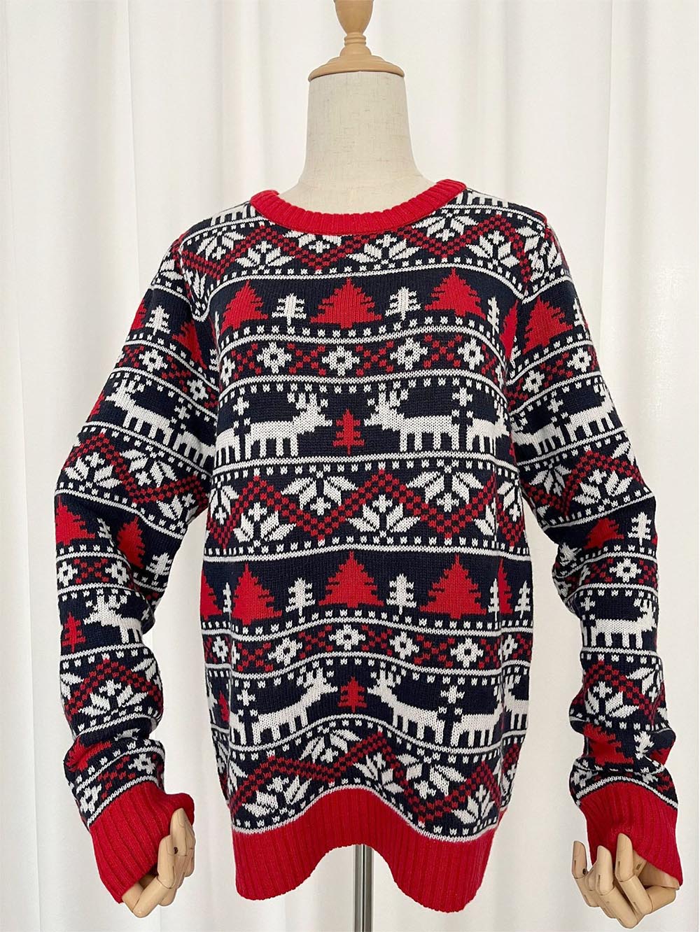 Gertrudis | Oversized Christmas Reindeer Sweater for Women