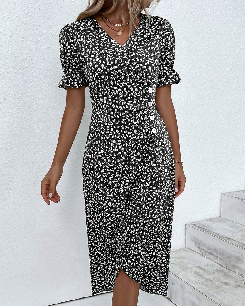 Olivia® | Women's dress with floral pattern