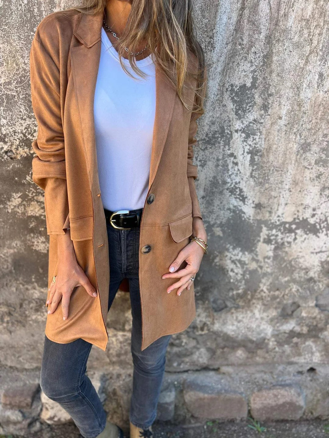 Ariadna | Coat with pockets
