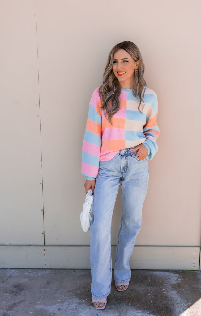 Nina® | Colorful spring sweater