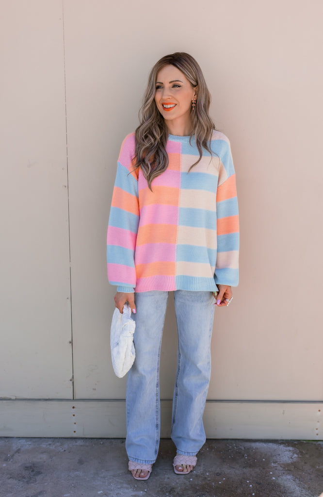 Nina® | Colorful spring sweater