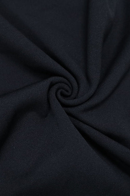 Ruffled Bustier Side Slit Formal Dress