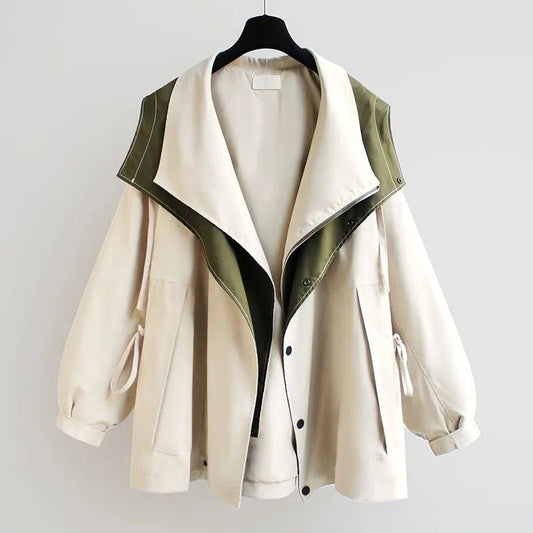 Deborah | Two-layer jacket with zip and buttons