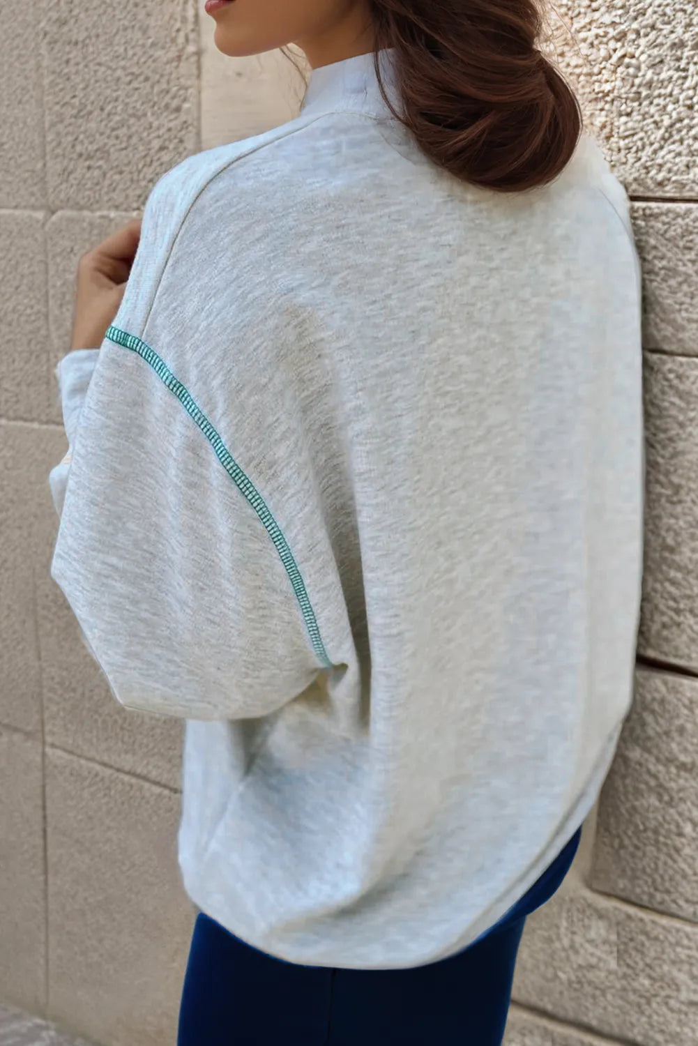 Consuelo | Pickleball sweatshirt with a crew neck and dropped shoulders