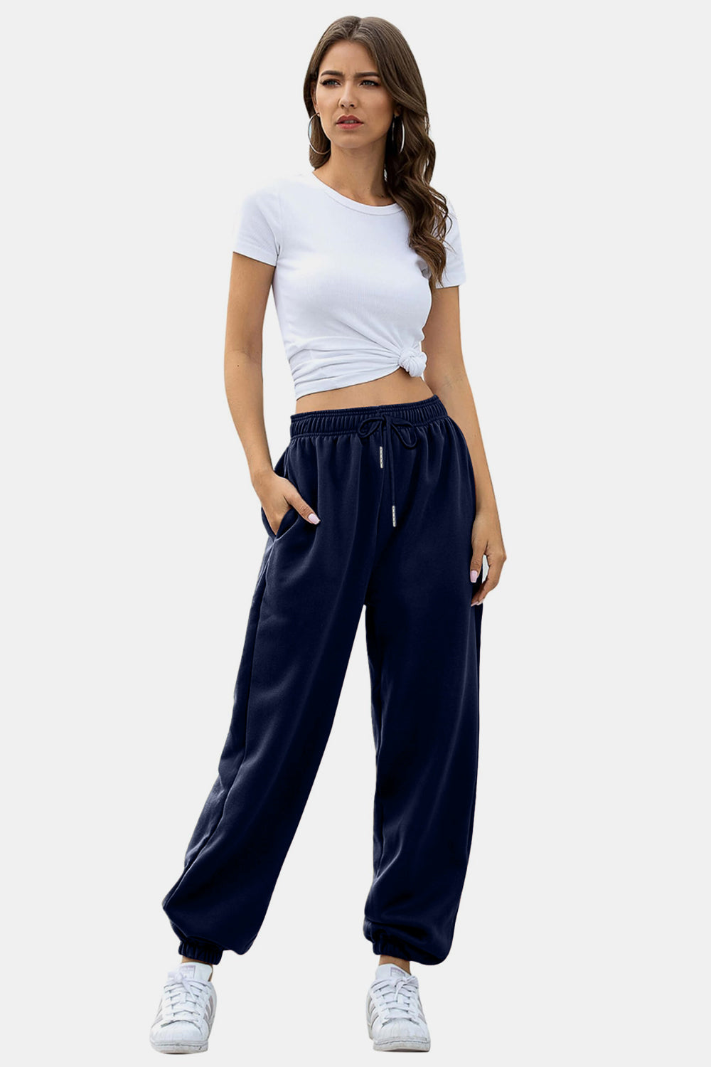 Angela | Jogging pants with elastic waistband and pockets