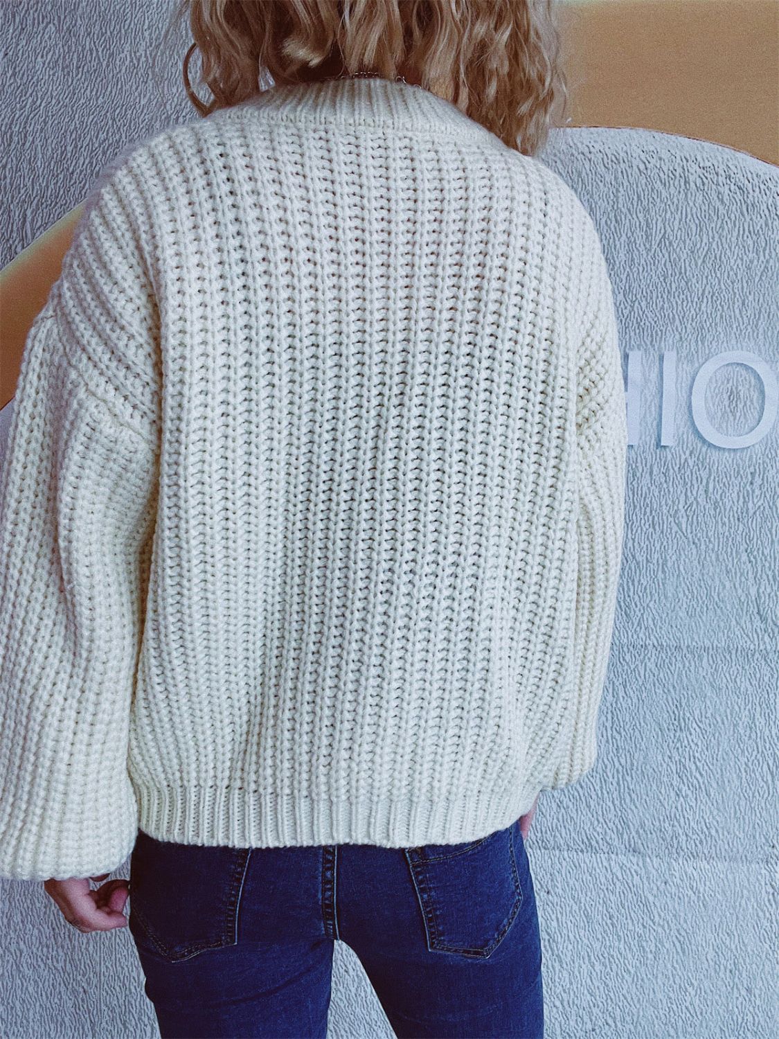 Adelheid | Long sleeve cardigan with buttons