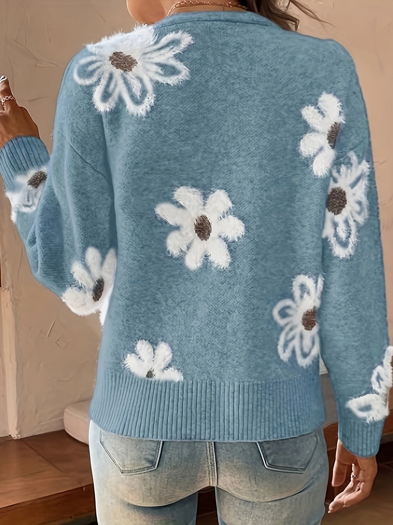 Florencia | Floral sweater for women