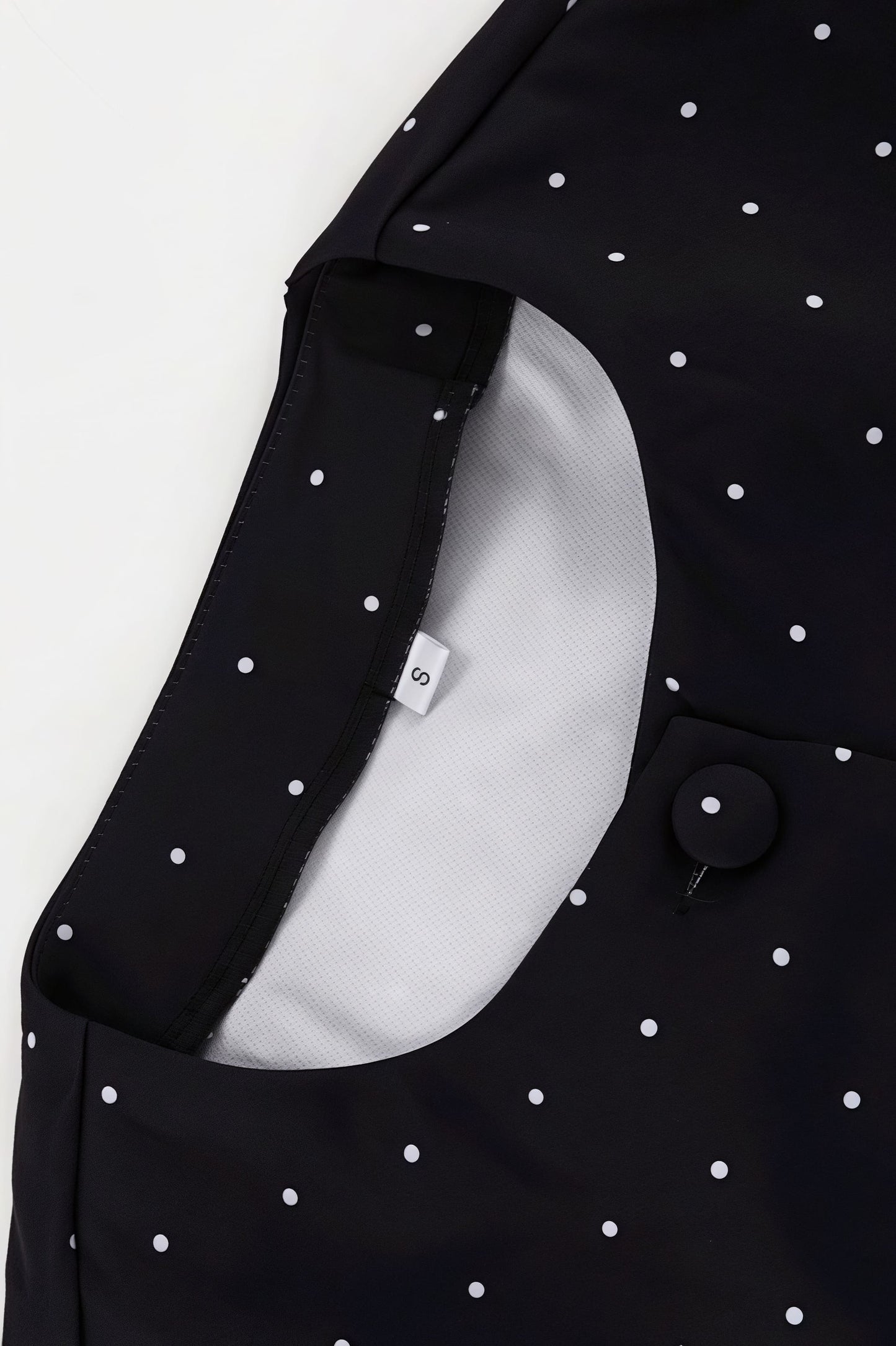 Polka Dot Print Short Sleeve Bodycon Skirt  Set