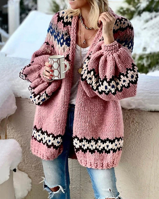 Leire | Cardigan with lantern sleeves