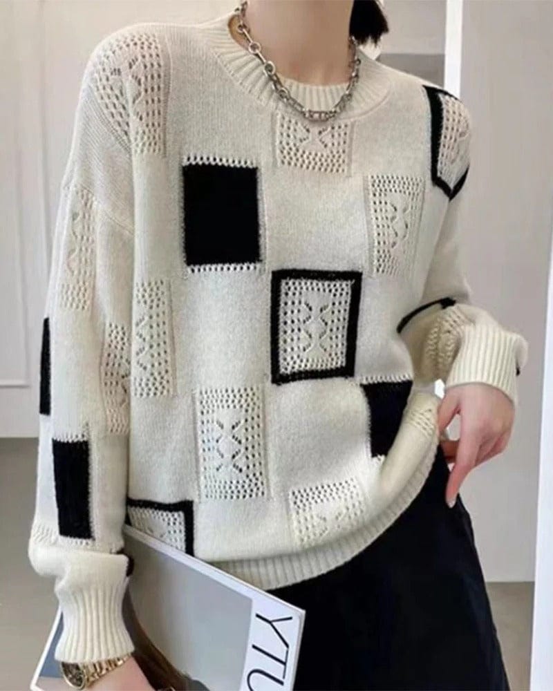 Larissa | White women's sweater