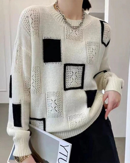 Larissa | White women's sweater