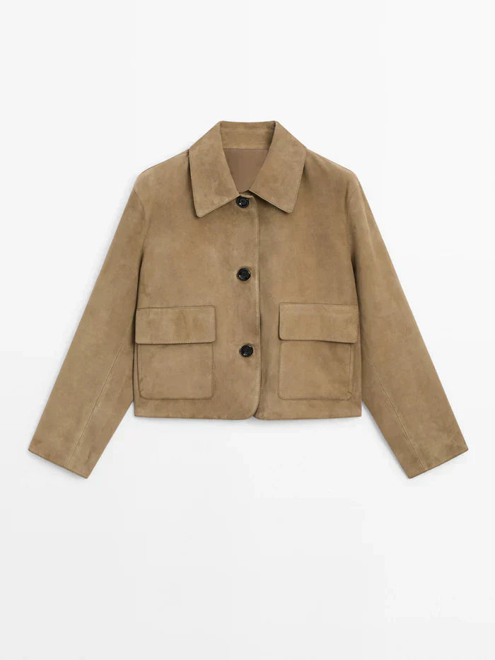 Estela® | SUEDE JACKET WITH POCKET