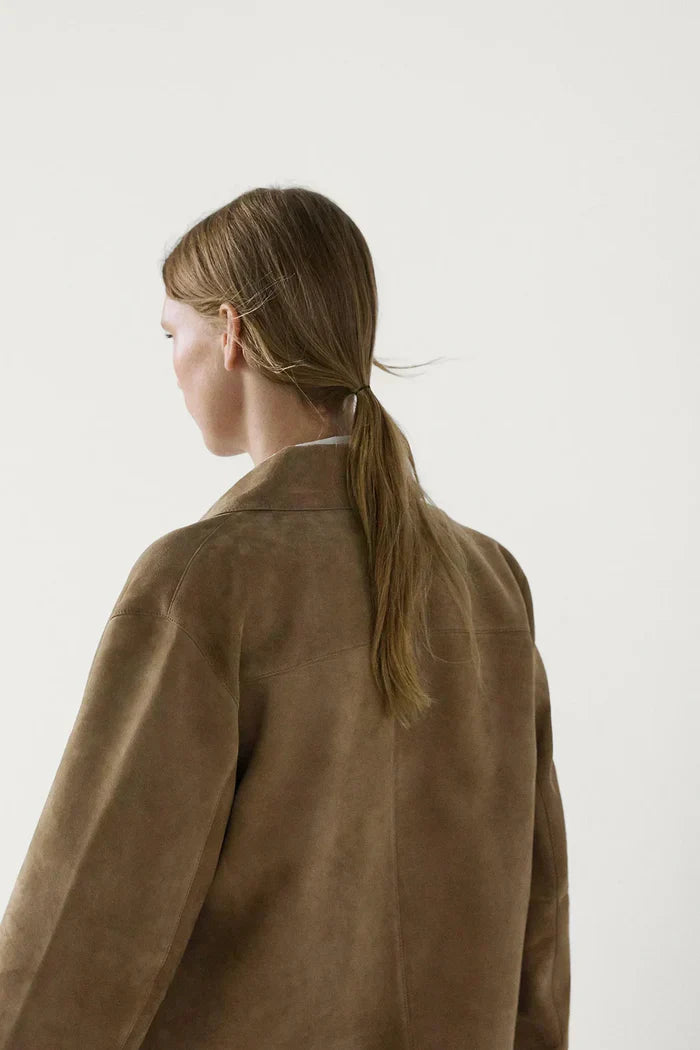 Estela | SUEDE JACKET WITH POCKET