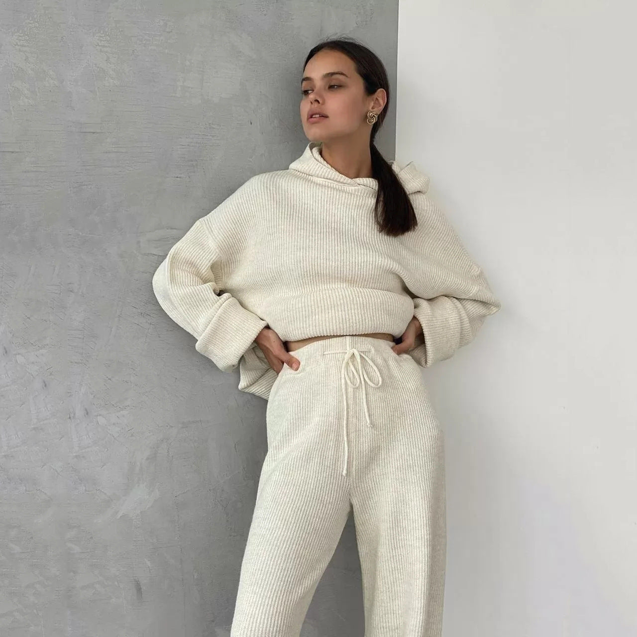 Sara | Beth mesh sweatshirt set