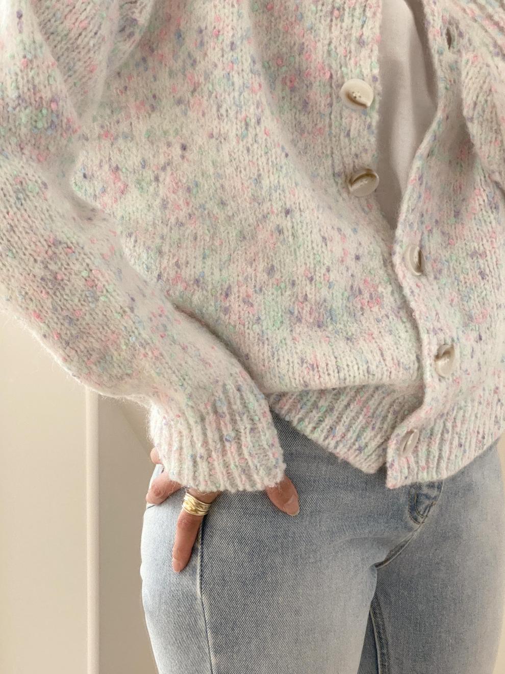 Catalina® | Cardigan à Manches Longues Ivory