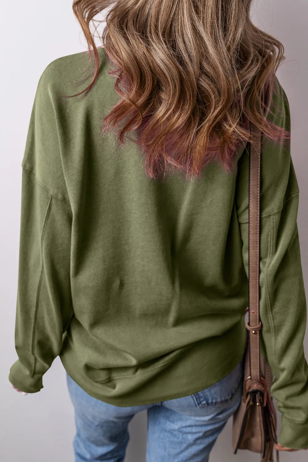 Dafne | Long sleeve crew neck sweatshirt