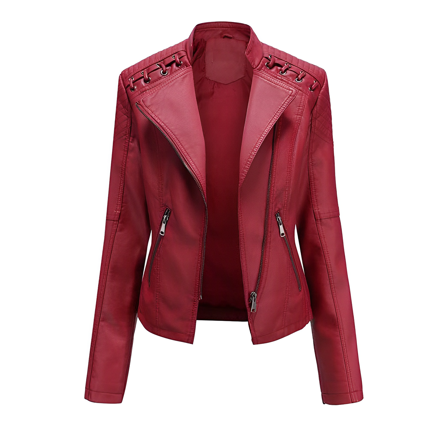 Guillermina® | PU leather jacket with zipper