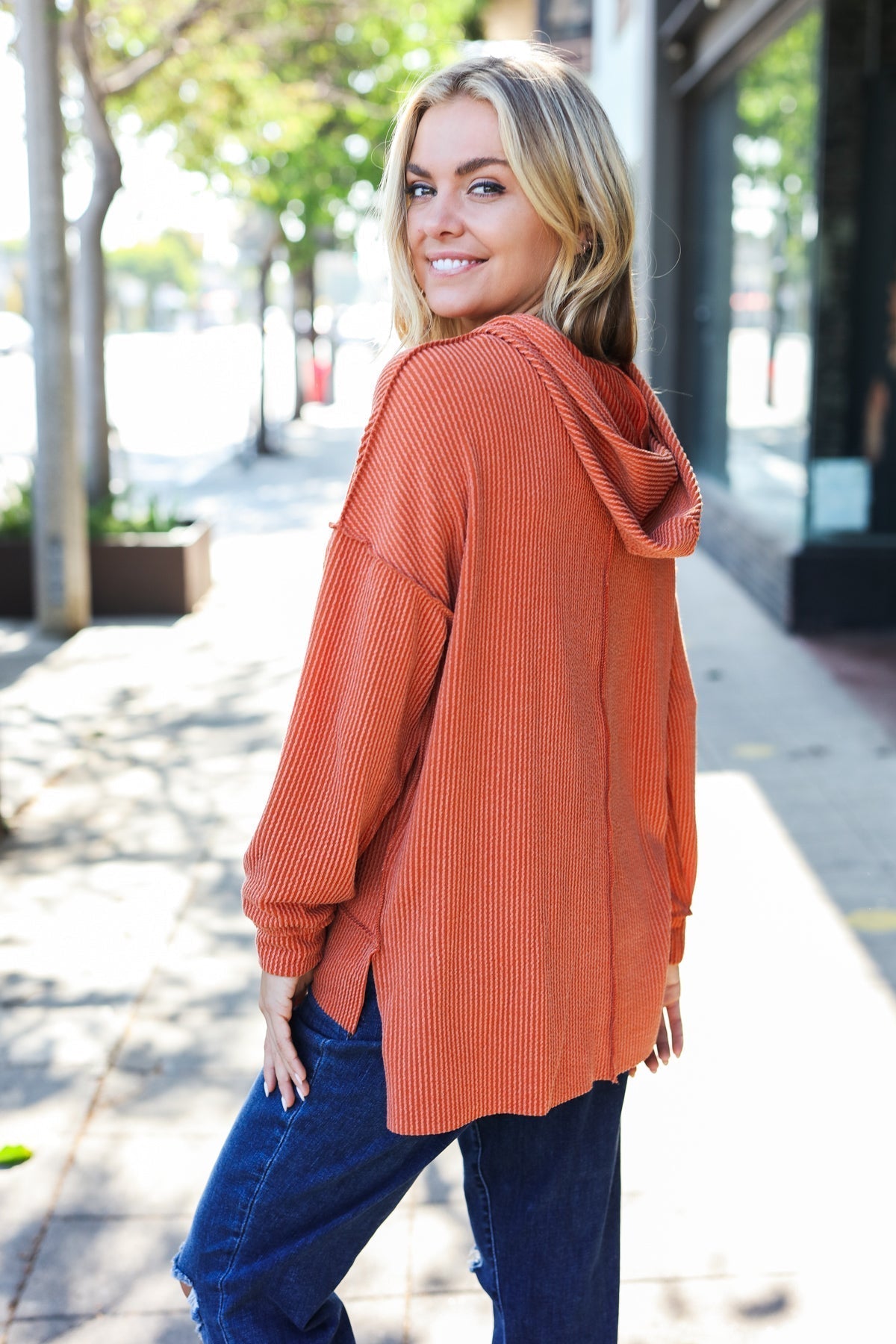 Ilona | Knit hoodie