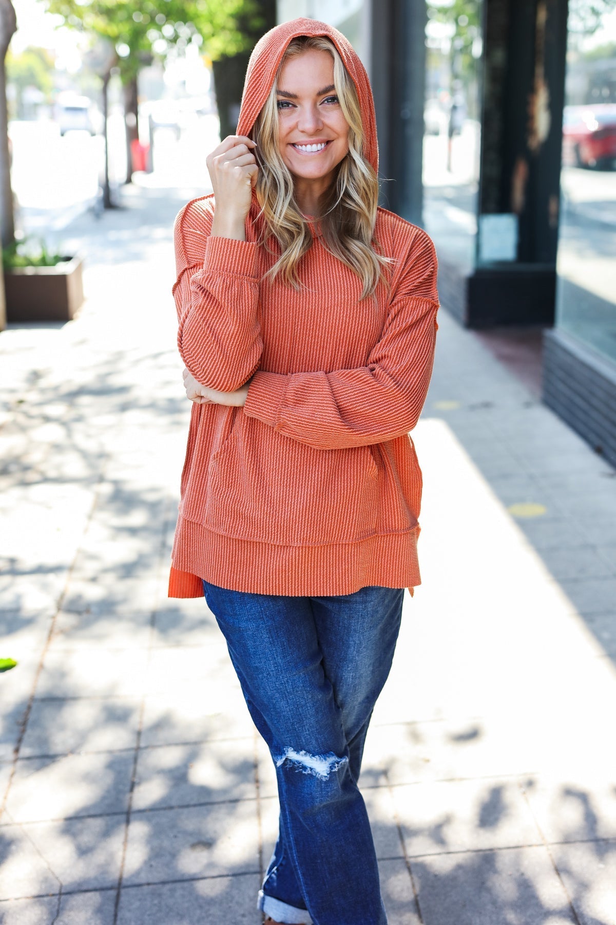 Ilona | Knit hoodie