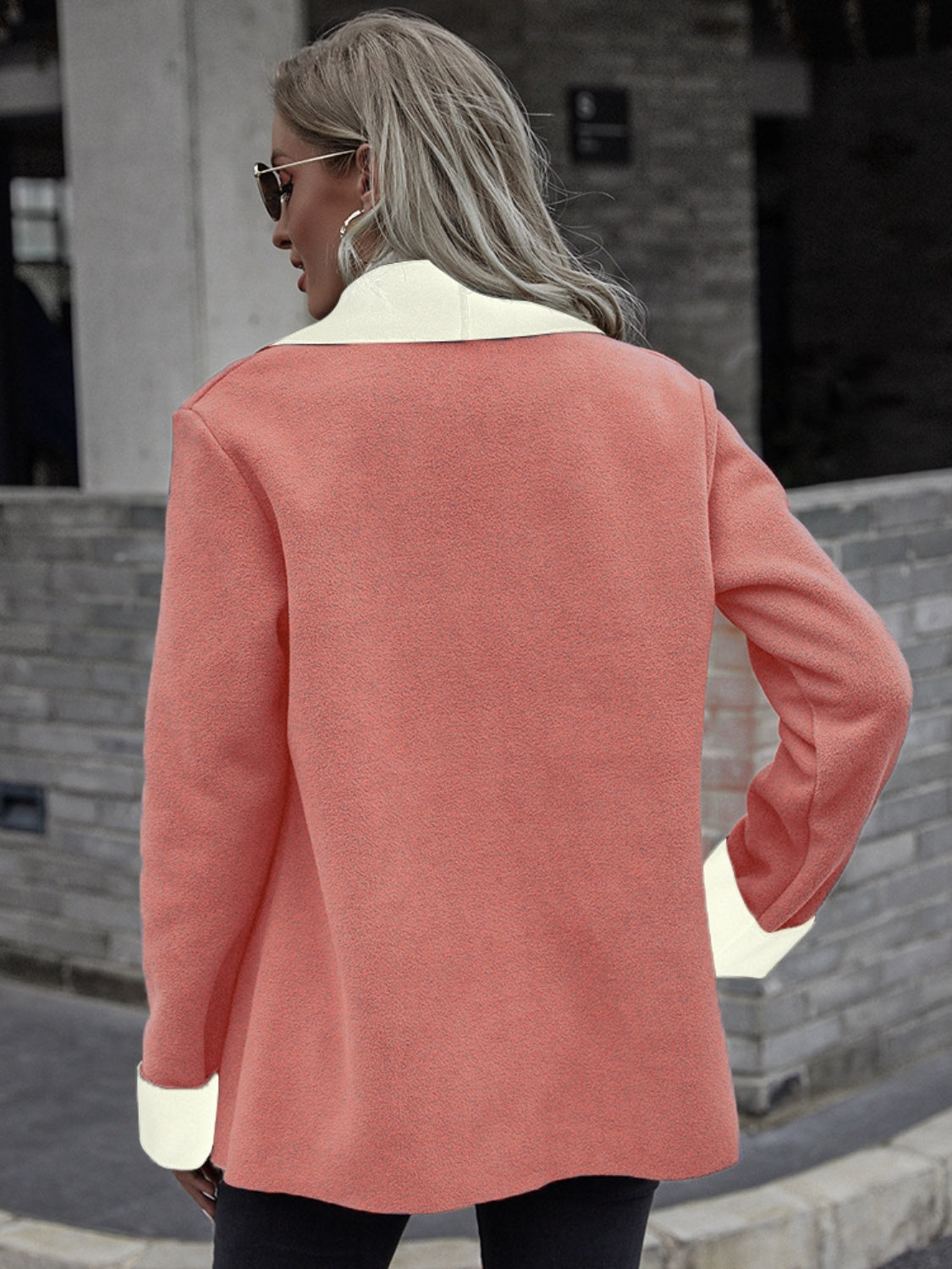 Petra | Long sleeve open front jacket
