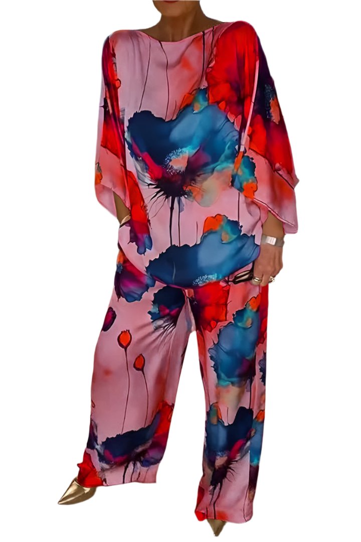 Ruth® | Women'S Elegant Printed Suit Leisure