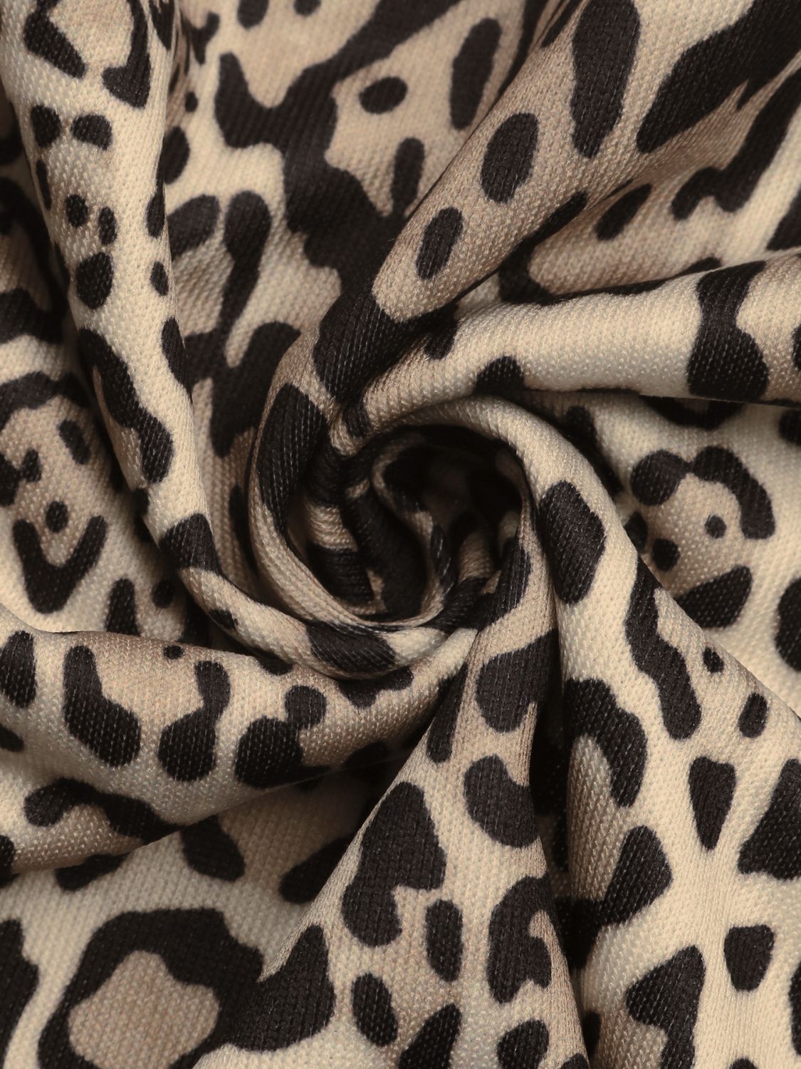 Fiona | Perfee leopard long sleeve open front jacket