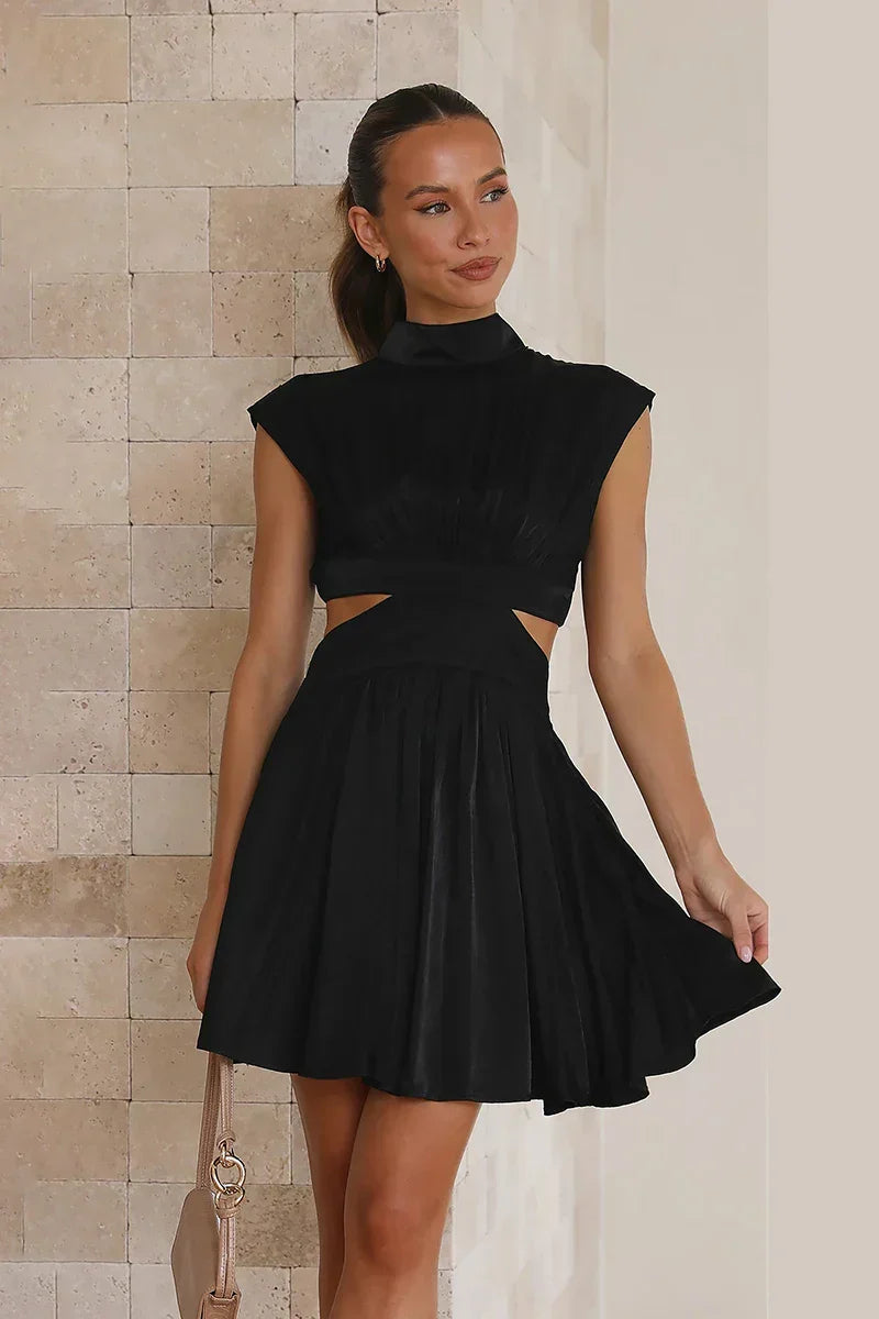 Natalia® | Mini Dress-Black