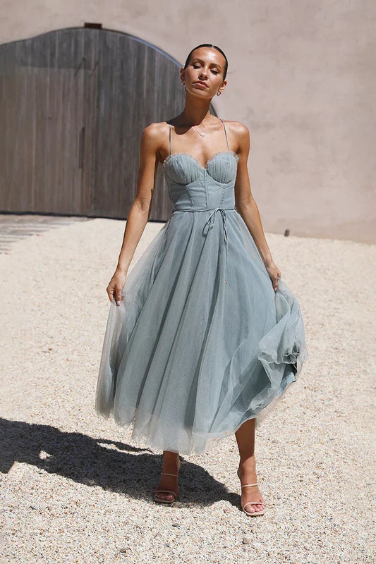 Manuela® | Midi Dress Sage Green