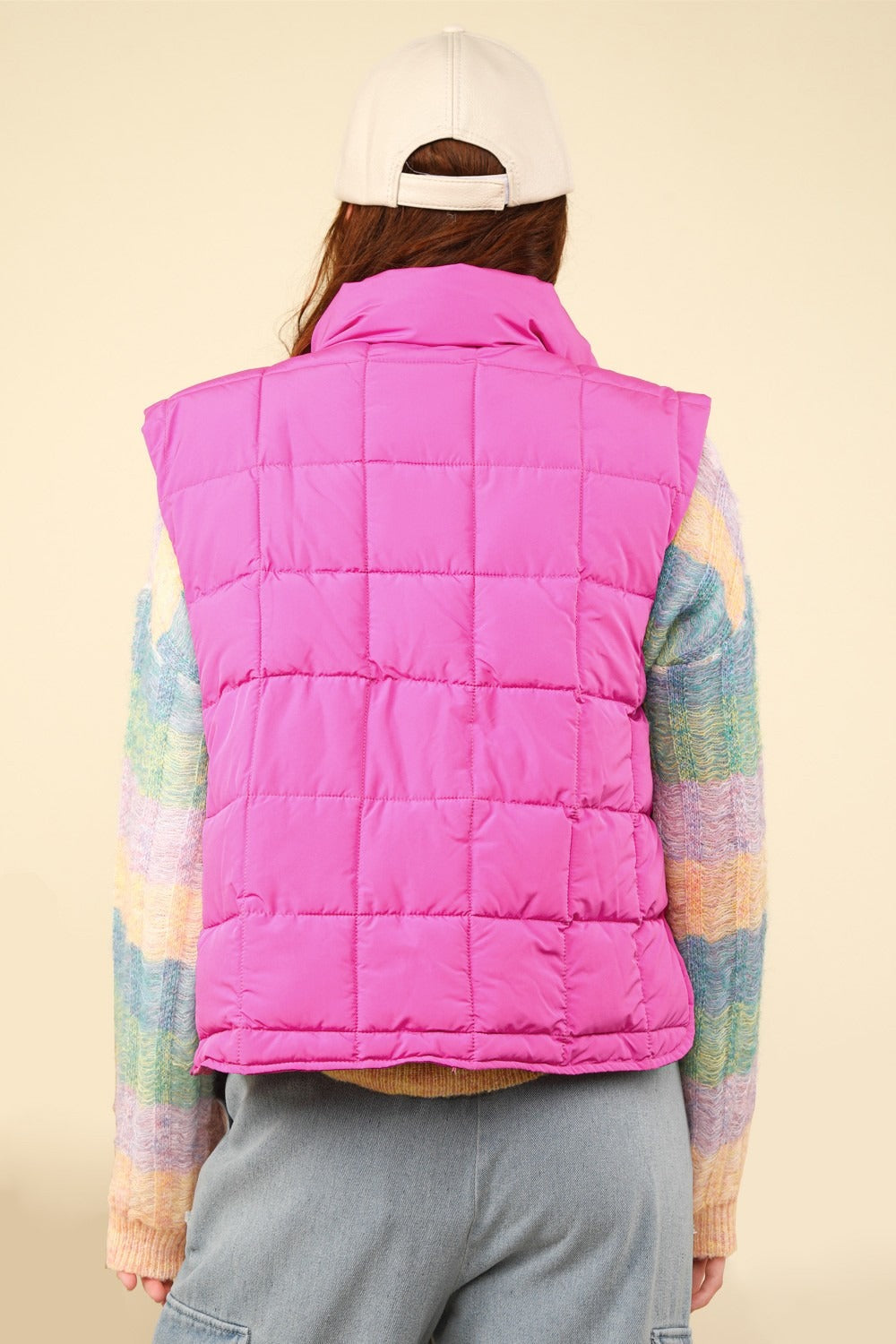 Marlies | Padded, warm vest with zip