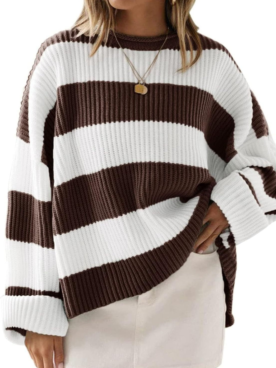 Tania | Crew neck sweater with long sleeves