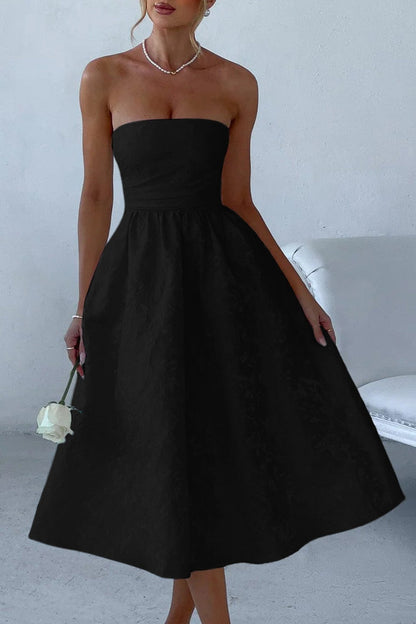 Strapless Elegant Party Dress