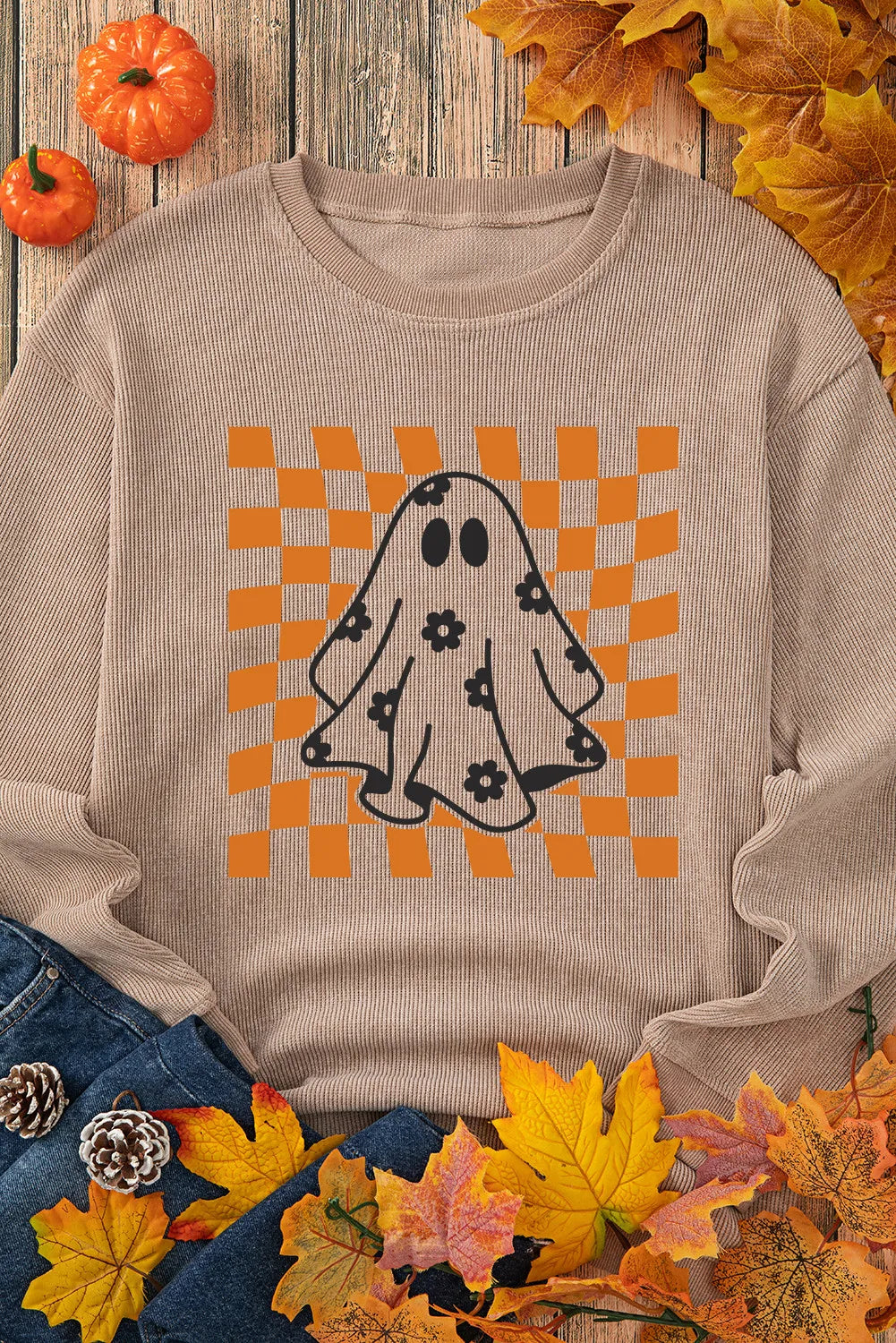 Daria | Ghost crew neck long sleeve sweatshirt