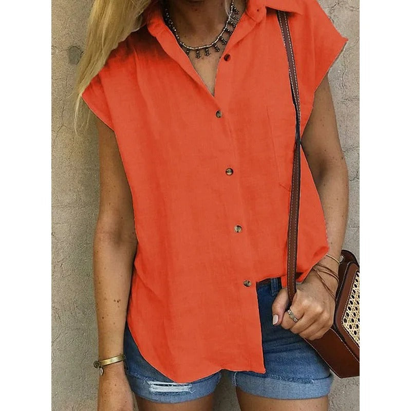 Vanessa® | Casual Button-Down Polo Shirt