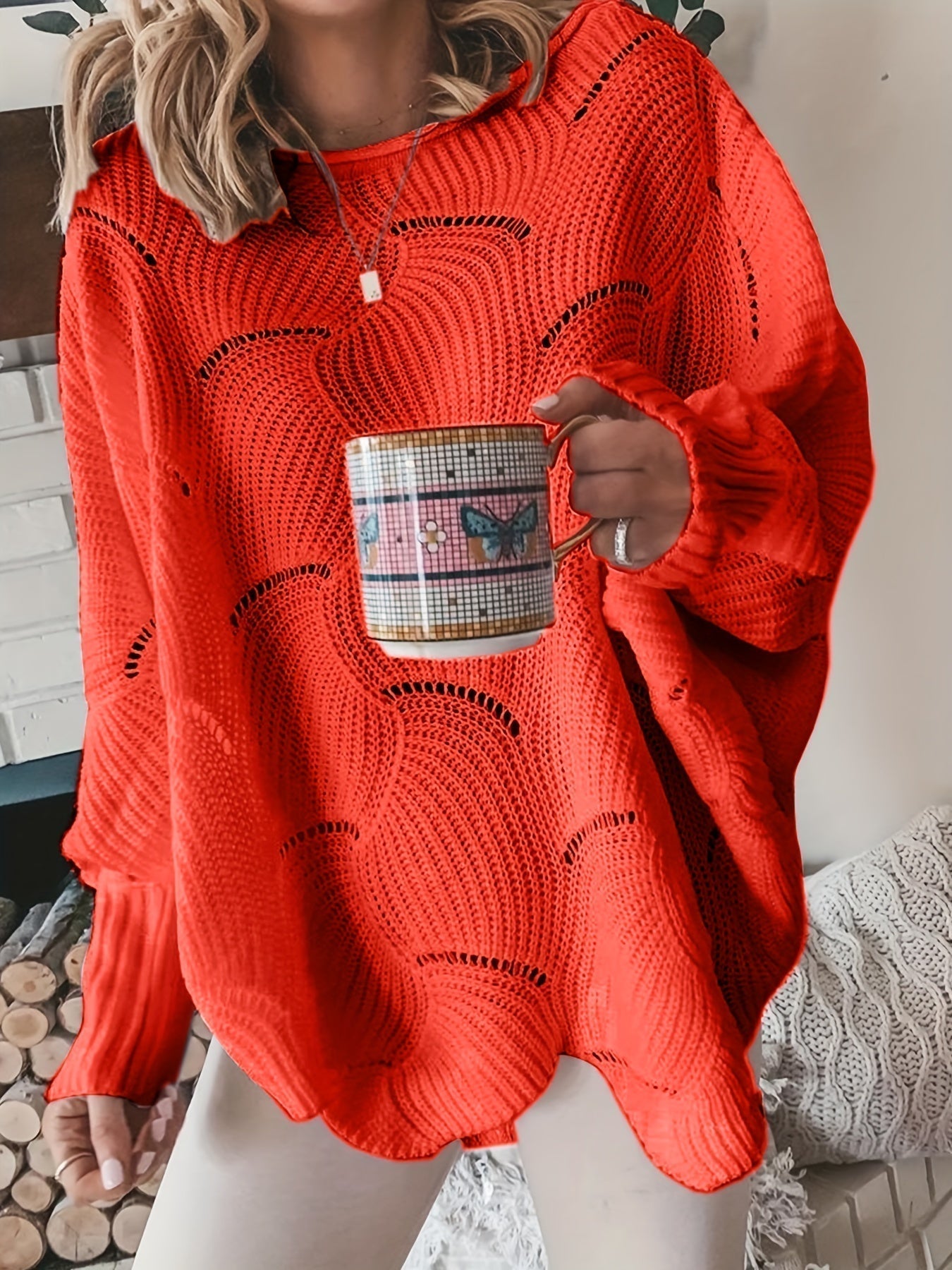 Flor | Women's rib knit sweater