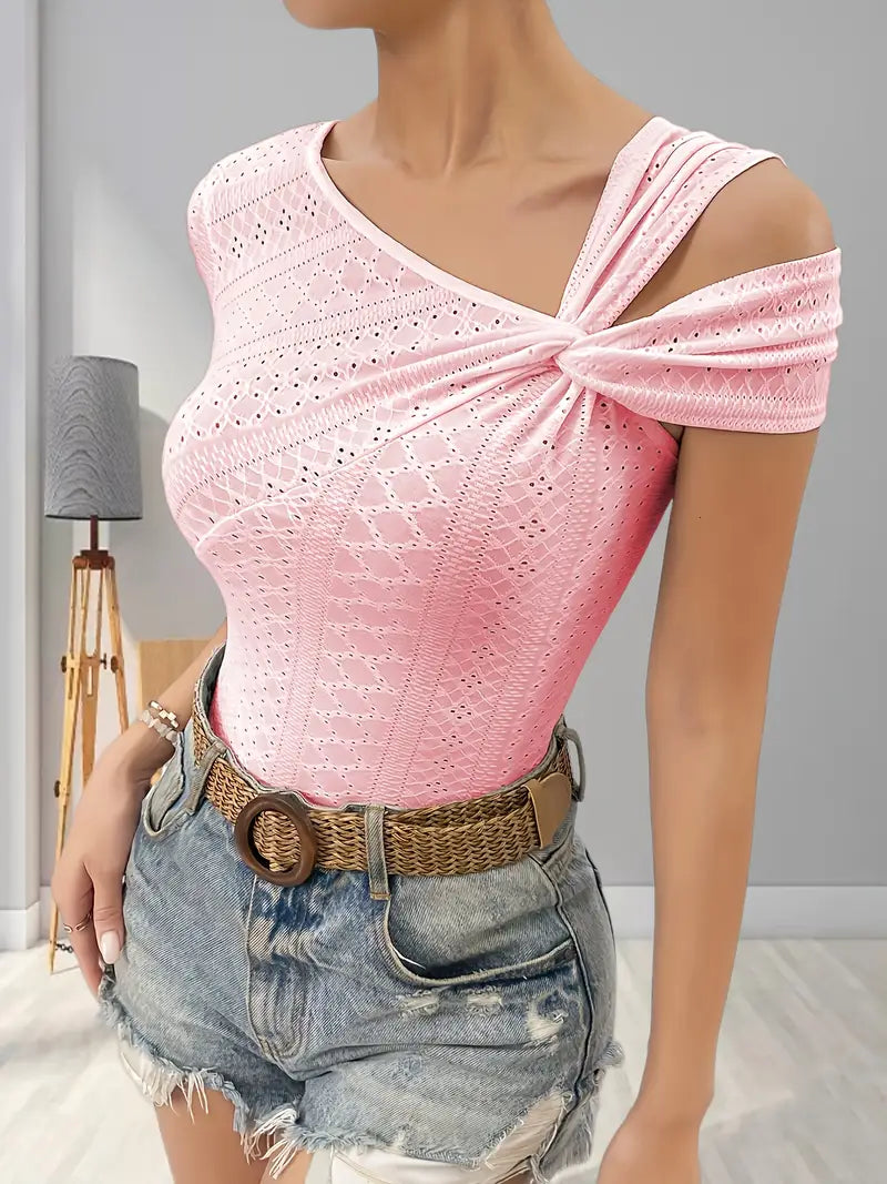 Rachele® | Asymmetrical One-Shoulder Top