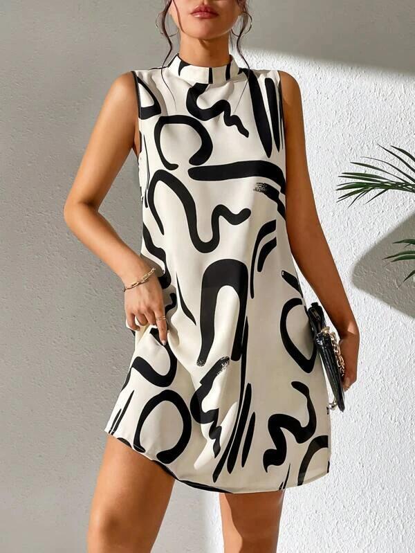 Nora® | Women's choker neck dress