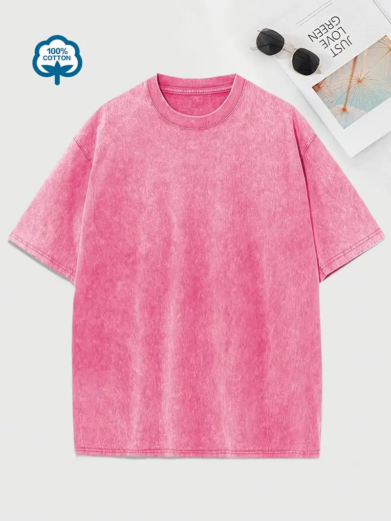 Elisa® | Crew Neck Cotton T-Shirt