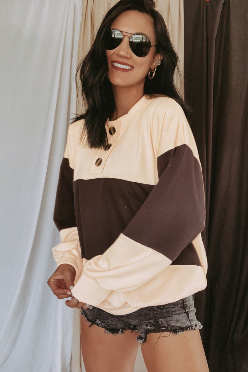 Frida | Long sleeve crew neck sweatshirt